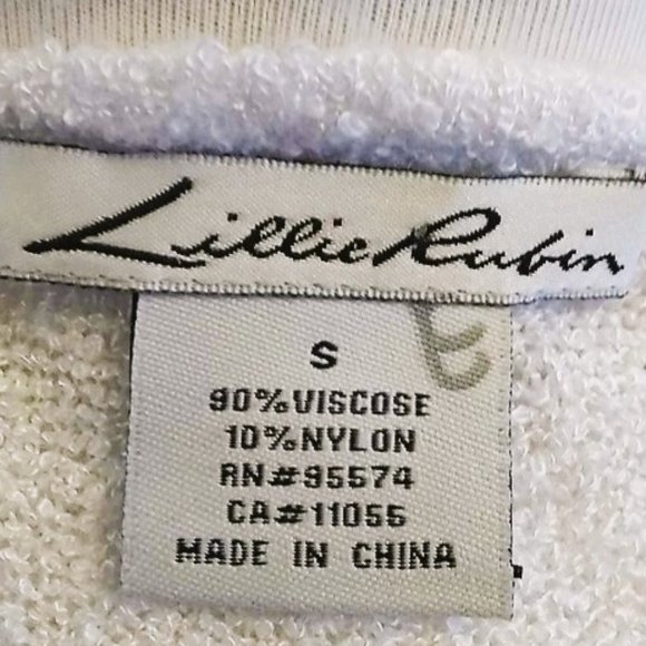 Vintage Lillie Rubin Sleeveless Cowl Top Blouse - Picture 4 of 6